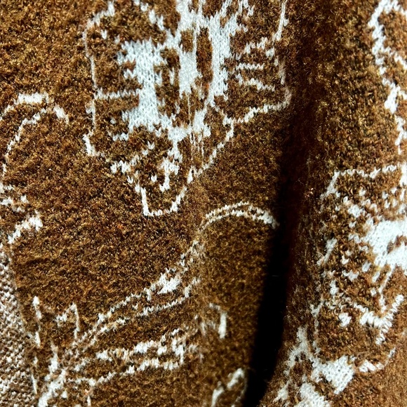 Anthropologie Floral Jacquard Cardigan - Picture 7 of 7